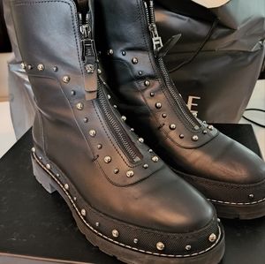Versace city stud ankle boots
